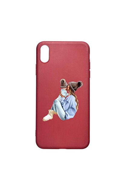 bestcase Θήκη σιλικόνης, Συμβατή με Apple iPhone XR, Μαμά-κορίτσι με αγόρι, α...