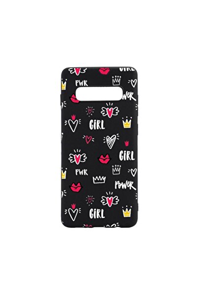 bestcase Θήκη σιλικόνης συμβατή με Samsung Galaxy S10, Girl Power, ανθεκτική ...