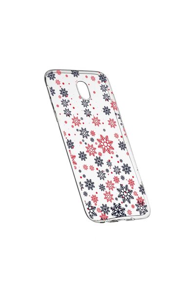 bestcase Θήκη για Samsung Galaxy J7 2017, Σιλικόνης, Λεπτή, Νιφάδες χιονιού, 154