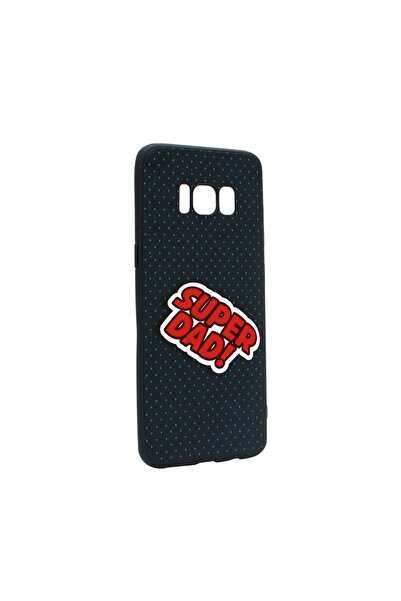 bestcase Husa Silicon Compatibila Cu Samsung Galaxy S8, Super Dad, rezistenta...