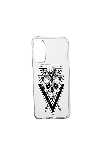 bestcase Θήκη σιλικόνης, Συμβατή με Samsung Galaxy M32 5G, Σχέδιο κρανίου, Αν...