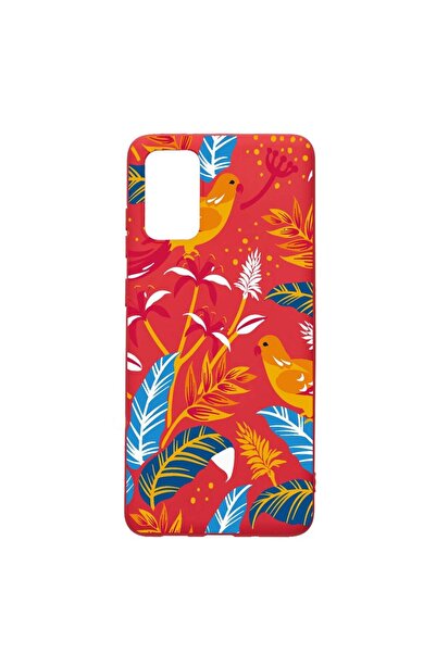 bestcase Θήκη σιλικόνης, Συμβατή με Samsung Galaxy M02s, Πολύχρωμα πουλιά, αν...
