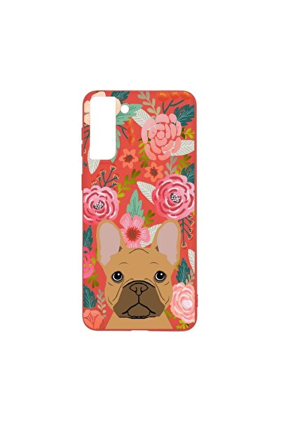 bestcase Θήκη σιλικόνης, Συμβατή με Samsung Galaxy S21 Plus, Σχέδιο σκύλος κα...