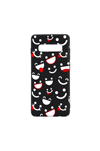 bestcase Θήκη σιλικόνης συμβατή με Samsung Galaxy S10 Plus, Be Happy, ανθεκτι...