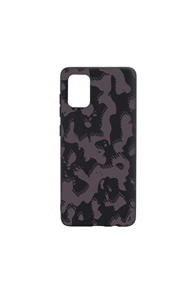 bestcase Θήκη σιλικόνης συμβατή με Samsung Galaxy A53 5G, Γκρι Καμουφλάζ, ανθ...