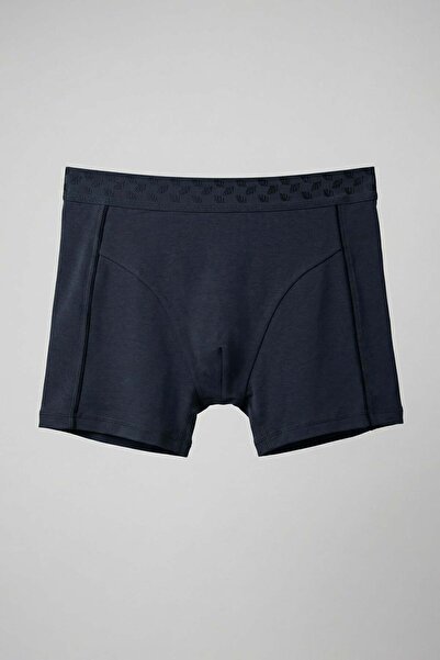 ablukaonline Ανδρικό βαμβακερό ελαστικό μποξεράκι σε μπλε ναυτικό χρώμα