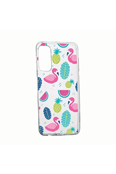 bestcase Θήκη σιλικόνης συμβατή με Samsung Galaxy A32 5G, Φλαμίνγκο, ανθεκτικ...