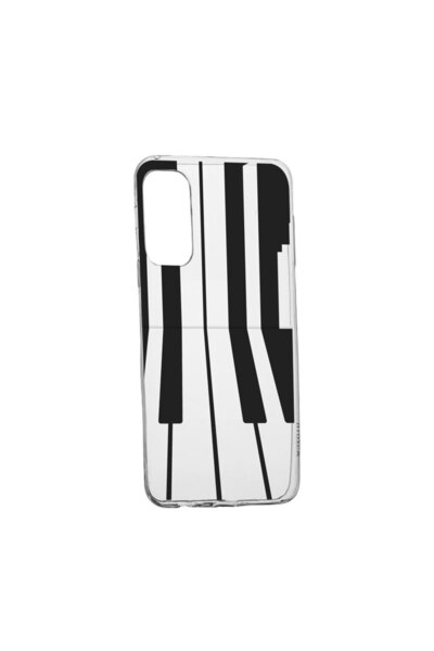 bestcase Θήκη σιλικόνης συμβατή με Samsung Galaxy S22 Ultra, Πιάνο, Ανθεκτική...