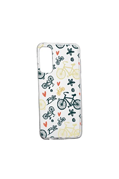 bestcase Θήκη σιλικόνης συμβατή με Samsung Galaxy S21 Ultra, Bike Love, ανθεκ...