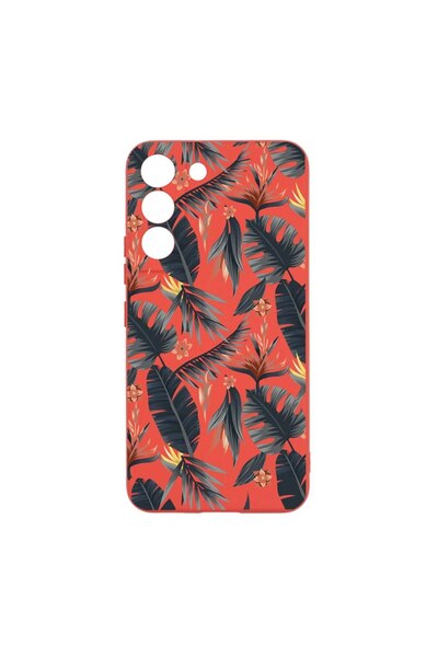 bestcase Θήκη σιλικόνης, Συμβατή με Samsung Galaxy S22 Plus, Τροπικό σχέδιο, ...