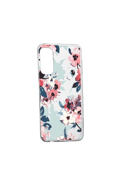 bestcase Θήκη Σιλικόνης με Λουλούδια, Παστέλ χρώματα, Συμβατή με Samsung Gala...