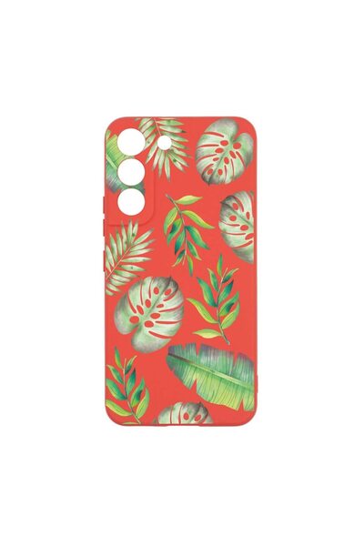 bestcase Θήκη σιλικόνης, Συμβατή με Samsung Galaxy S22 Plus, Τροπικό, ανθεκτι...