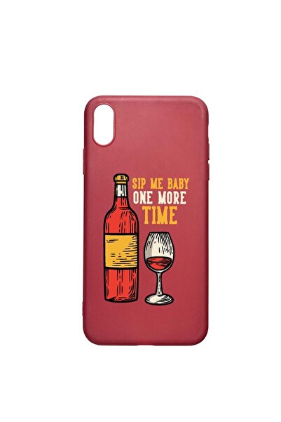 bestcase Θήκη σιλικόνης, Συμβατή με Apple iPhone XR, Sip Me Baby, ανθεκτική σ...