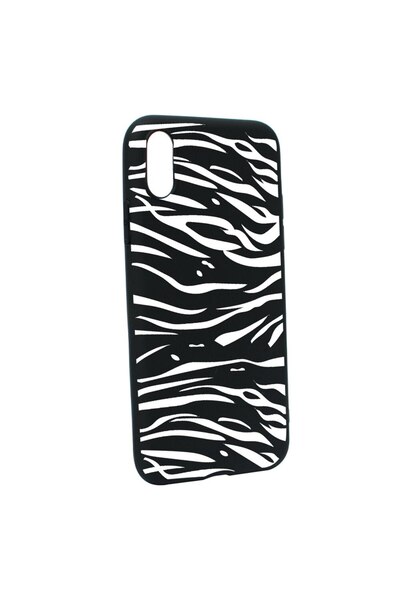 bestcase Θήκη σιλικόνης συμβατή με Apple iPhone XS Max, Ζέβρα, ανθεκτική στη ...