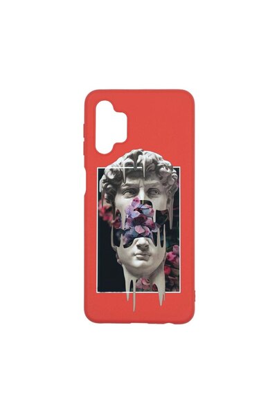 bestcase Θήκη σιλικόνης, Συμβατή με Samsung Galaxy M32 5G, Άγαλμα Δαβίδ, ανθε...