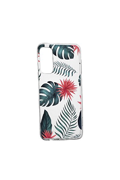 bestcase Θήκη Σιλικόνης με Τροπικά Λουλούδια, Συμβατή με Samsung Galaxy S22 P...