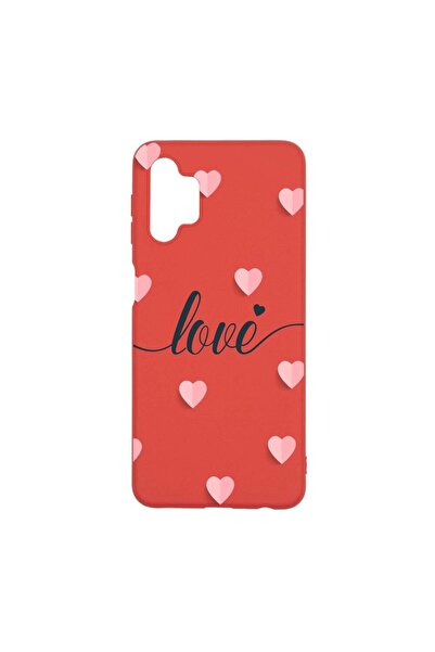 bestcase Θήκη σιλικόνης, Συμβατή με Samsung Galaxy M32 5G, Σχέδιο Καρδιές που...