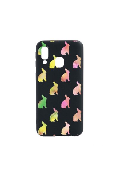 bestcase Husa Silicon Compatibila Cu Samsung Galaxy A40, Cool Rabbits, rezist...