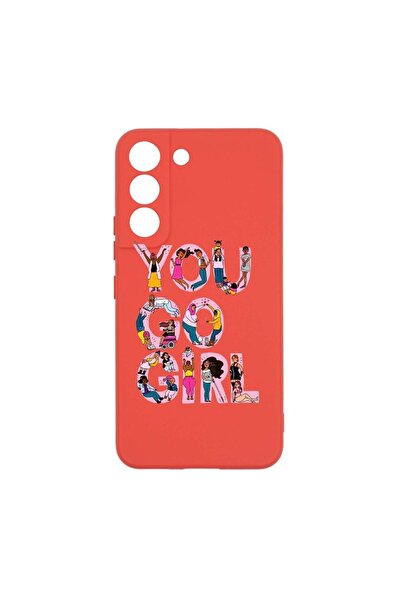 bestcase Θήκη σιλικόνης, Συμβατή με Samsung Galaxy S22 Plus, Girl Power, ανθε...