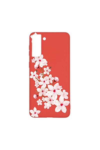 bestcase Θήκη σιλικόνης, Συμβατή με Samsung Galaxy S21 Plus, Ανοιξιάτικο λουλ...