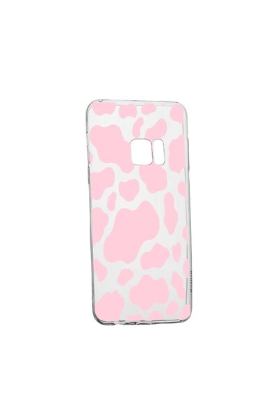 bestcase Θήκη σιλικόνης συμβατή με Samsung Galaxy S7, Ροζ Αγελάδα, ανθεκτική ...