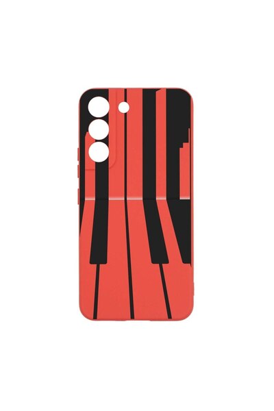 bestcase Θήκη σιλικόνης, Συμβατή με Samsung Galaxy S22 Plus, Πιάνο, Ανθεκτική...