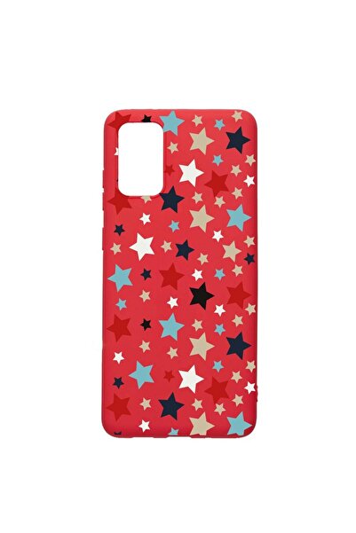 bestcase Θήκη σιλικόνης, Συμβατή με Samsung Galaxy M02s, Σχέδιο Αστέρια, ανθε...