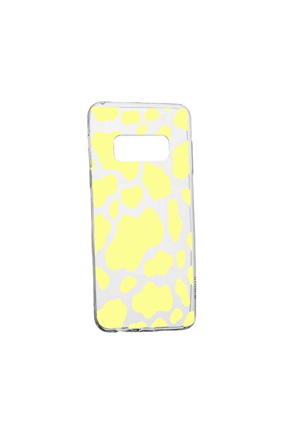 bestcase Θήκη σιλικόνης συμβατή με Samsung Galaxy S10 Plus, Κίτρινη Αγελάδα, ...