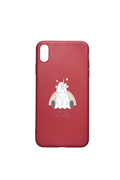 bestcase Θήκη σιλικόνης, Συμβατή με Apple iPhone XR, Μονόκερος - Δεν με νοιάζ...