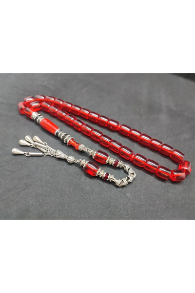 İskeçe Tesbih Σεβκέτ Αλκάν Αστραφτερό Έργο Τέχνης: Ασημένιο Κεντημένο Γερμανι...