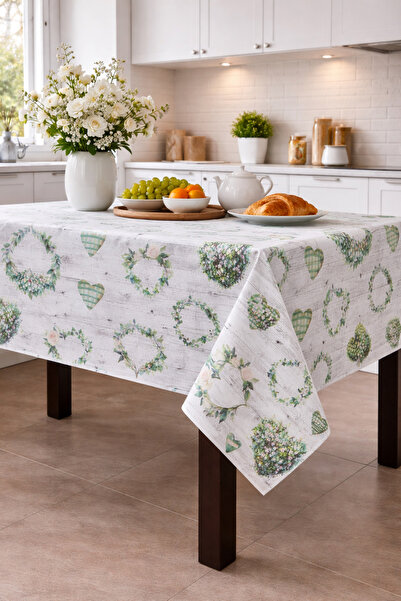 Ozsport Hygienic Oilcloth Tablecloth – Waterproof, Stain-Resistant, Easy to C...
