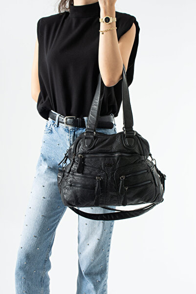 KIRASE 571 Εισαγόμενο δερμάτινο διαστρέμματος 10 θέσεων με φερμουάρ, αδιάβροχ...