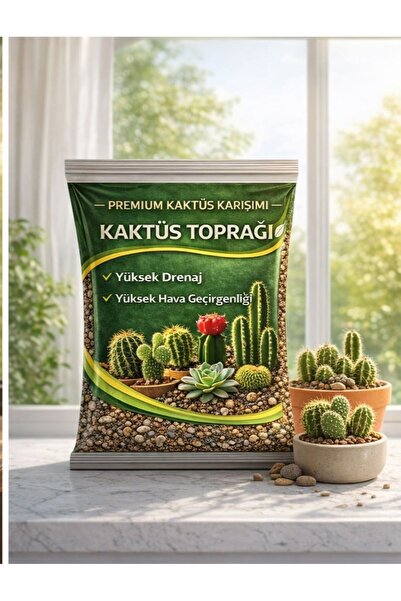 NEXVORİA Premium Kaktüs Toprağı & 10 LİTRE