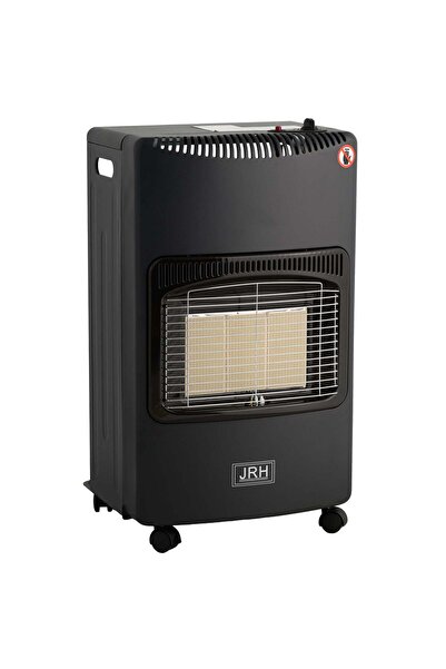 OEM Εστία υγραερίου, πιεζοηλεκτρική ανάφλεξη, 4200W, ρόδες, Μαύρο