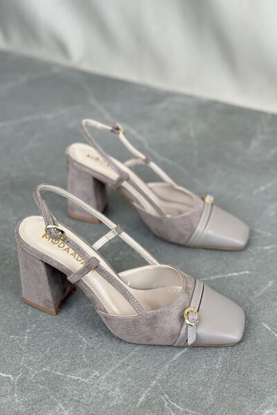 GOFFSHOES Γυναικεία παπούτσια με τακούνι Saly Corner Toe - Βιζόν