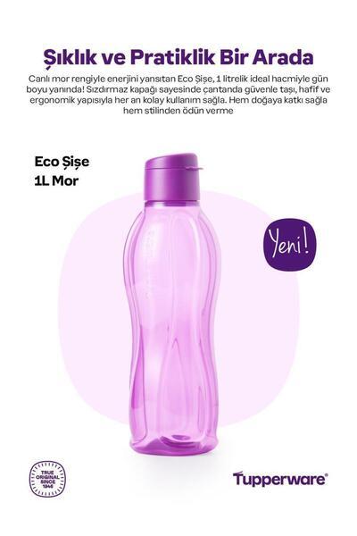 Tupperware Eko Şişe 1 Litre 2 li Set