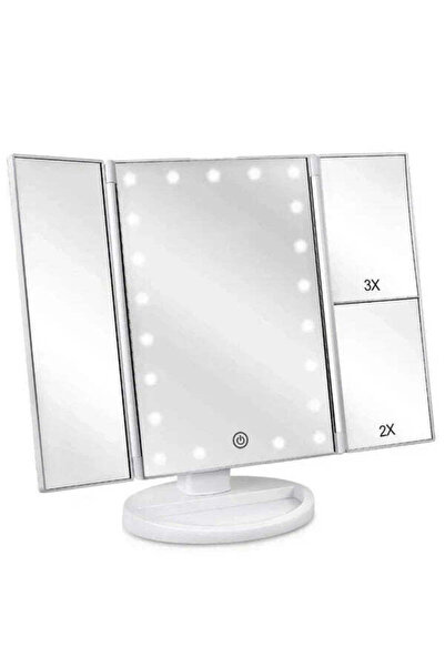 OEM Μοναδικό προϊόν: Επεκτεινόμενος καθρέφτης μακιγιάζ LED, με κουμπί αφής