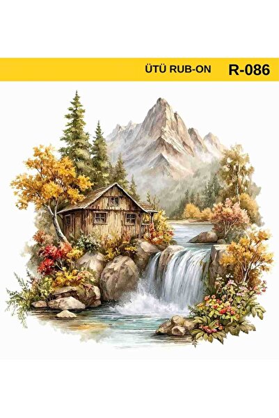 Lora Dekopaj Ütü ile Rub On Transfer Kağıdı R-086 30x30 cm