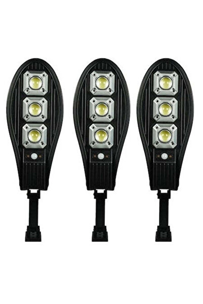 OEM Σετ 3 Ηλιακών Φωτιστικών Δρόμου, COB, 90 x LED, 3 λειτουργίες λειτουργίας...