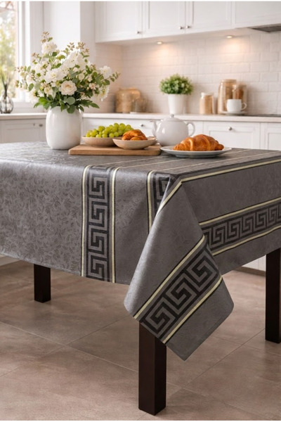 Ozsport Hygienic Oilcloth Tablecloth – Waterproof, Stain-Resistant, Easy to C...