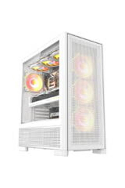 Dark Flash Компютърен корпус Carcasa PC DarkFlash AIRNOVA Бял (+3 вентилатора)