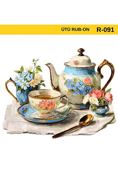 Lora Dekopaj Ütü ile Rub On Transfer Kağıdı R-091 30x30 cm