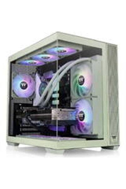 THERMALTAKE Carcasa PC View 380 TG ARGB, Πύργος (Ανοιχτό Πράσινο, Σκληρυμένο ...