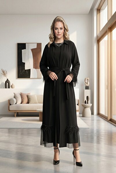 Rain and River Minimal Design Plus Size Abaya