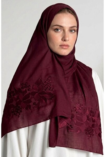 Veil Designer Rozza Two-Layered with Embroidery on Both Sides Japanese Fabric...