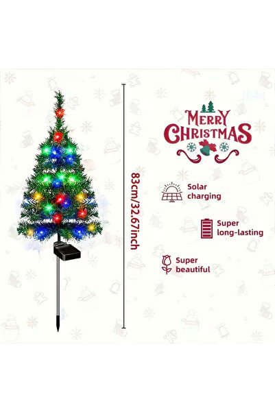 OEM Μικρά ηλιακά χριστουγεννιάτικα δέντρα - σετ των 10