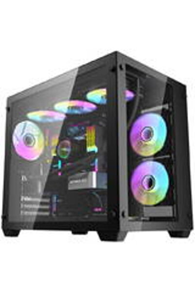 Dark Flash Κουτί υπολογιστή Darkflash C285 Μαύρο