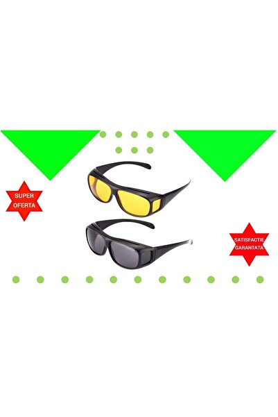 OEM Σετ Γυαλιών Αυτοκινήτου Ημέρας/Νύχτας - Για Οδήγηση στην Ομίχλη και Προστ...