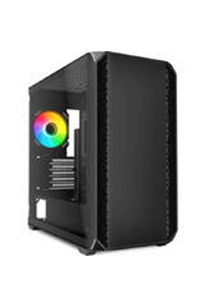 SHARKOON Κουτί υπολογιστή MK2 RGB, τύπου tower (μαύρο, σκληρυμένο γυαλί)