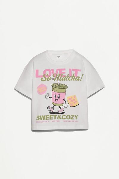 LEFTIES Baskılı t-shirt